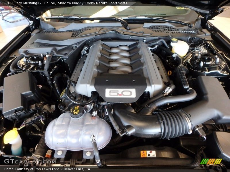Shadow Black / Ebony Recaro Sport Seats 2017 Ford Mustang GT Coupe
