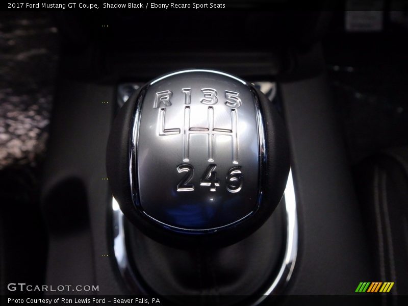 Shadow Black / Ebony Recaro Sport Seats 2017 Ford Mustang GT Coupe
