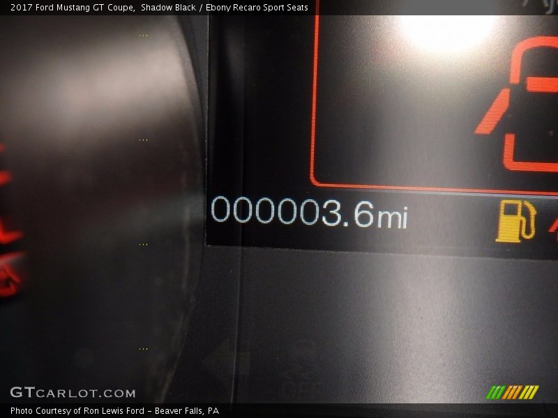 Shadow Black / Ebony Recaro Sport Seats 2017 Ford Mustang GT Coupe