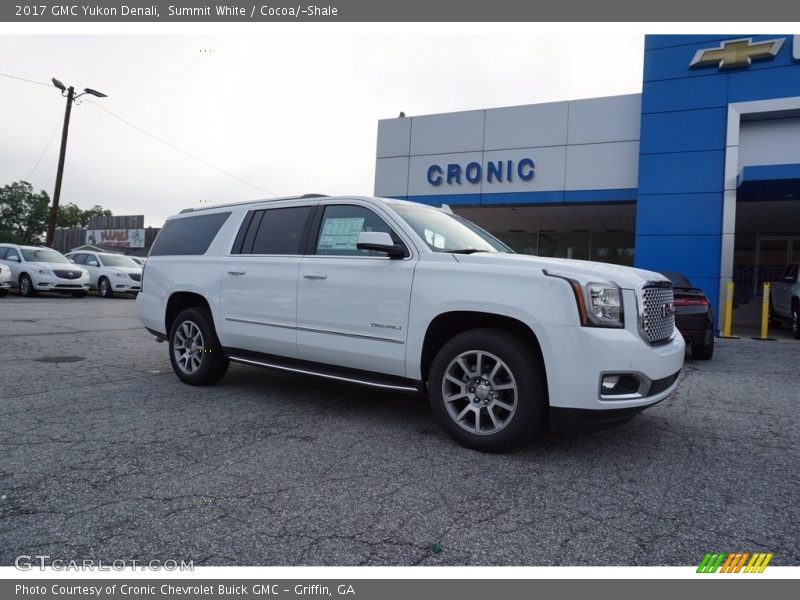 Summit White / Cocoa/­Shale 2017 GMC Yukon Denali
