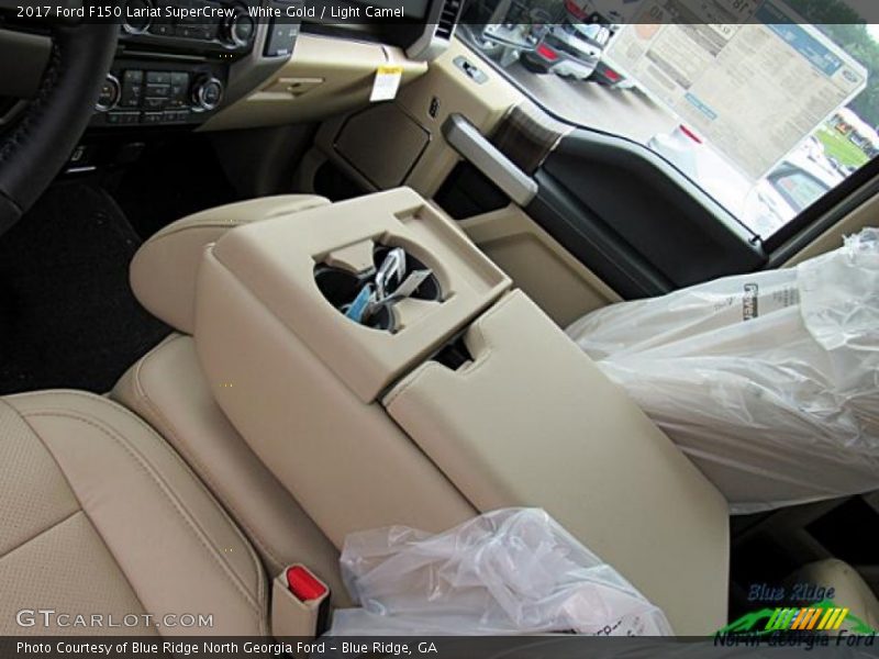 White Gold / Light Camel 2017 Ford F150 Lariat SuperCrew