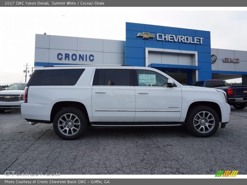 Summit White / Cocoa/­Shale 2017 GMC Yukon Denali
