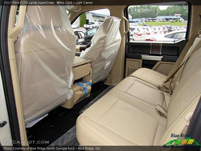 White Gold / Light Camel 2017 Ford F150 Lariat SuperCrew