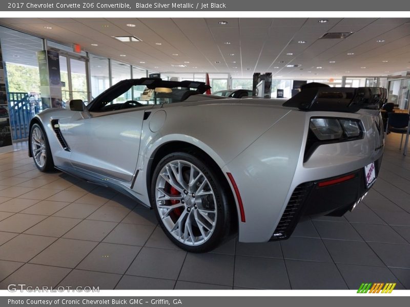 Blade Silver Metallic / Jet Black 2017 Chevrolet Corvette Z06 Convertible