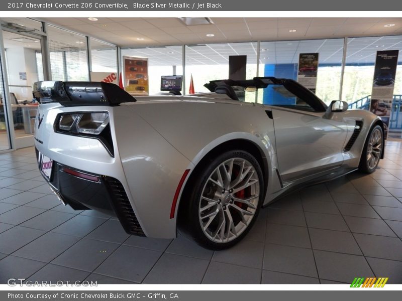 Blade Silver Metallic / Jet Black 2017 Chevrolet Corvette Z06 Convertible