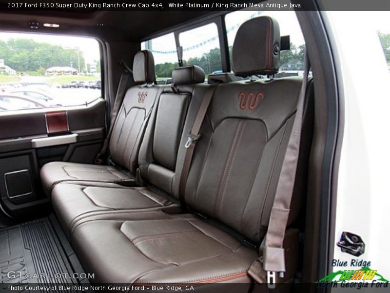 White Platinum / King Ranch Mesa Antique Java 2017 Ford F350 Super Duty King Ranch Crew Cab 4x4