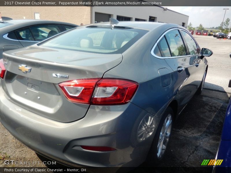 Pepperdust Metallic / Dark Atmosphere/Medium Atmosphere 2017 Chevrolet Cruze Premier