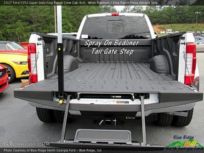 White Platinum / King Ranch Mesa Antique Java 2017 Ford F350 Super Duty King Ranch Crew Cab 4x4