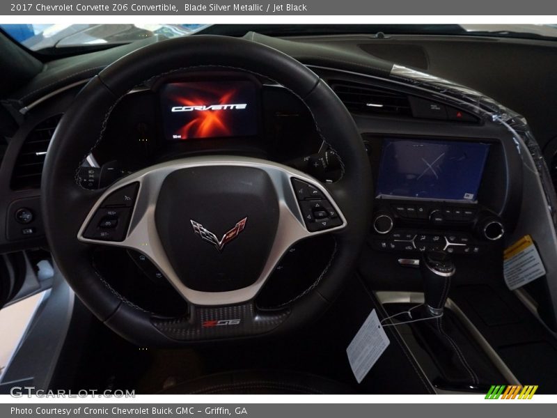 Blade Silver Metallic / Jet Black 2017 Chevrolet Corvette Z06 Convertible