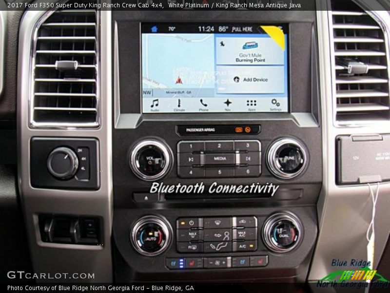 White Platinum / King Ranch Mesa Antique Java 2017 Ford F350 Super Duty King Ranch Crew Cab 4x4