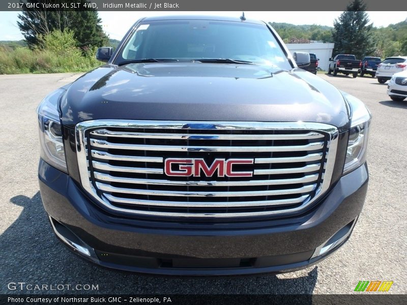 Iridium Metallic / Jet Black 2017 GMC Yukon XL SLT 4WD