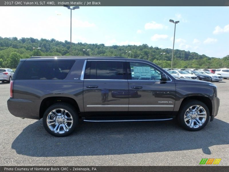 Iridium Metallic / Jet Black 2017 GMC Yukon XL SLT 4WD