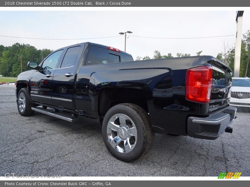 Black / Cocoa Dune 2018 Chevrolet Silverado 1500 LTZ Double Cab