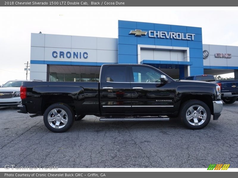 Black / Cocoa Dune 2018 Chevrolet Silverado 1500 LTZ Double Cab