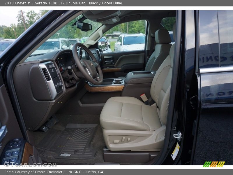 Black / Cocoa Dune 2018 Chevrolet Silverado 1500 LTZ Double Cab