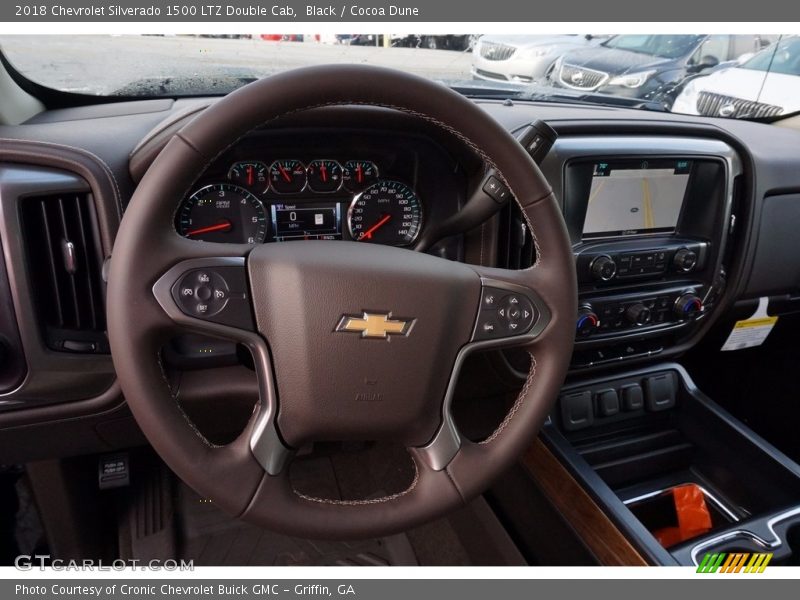 Black / Cocoa Dune 2018 Chevrolet Silverado 1500 LTZ Double Cab