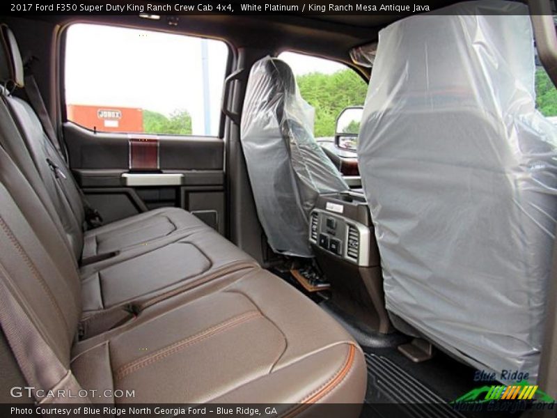 White Platinum / King Ranch Mesa Antique Java 2017 Ford F350 Super Duty King Ranch Crew Cab 4x4