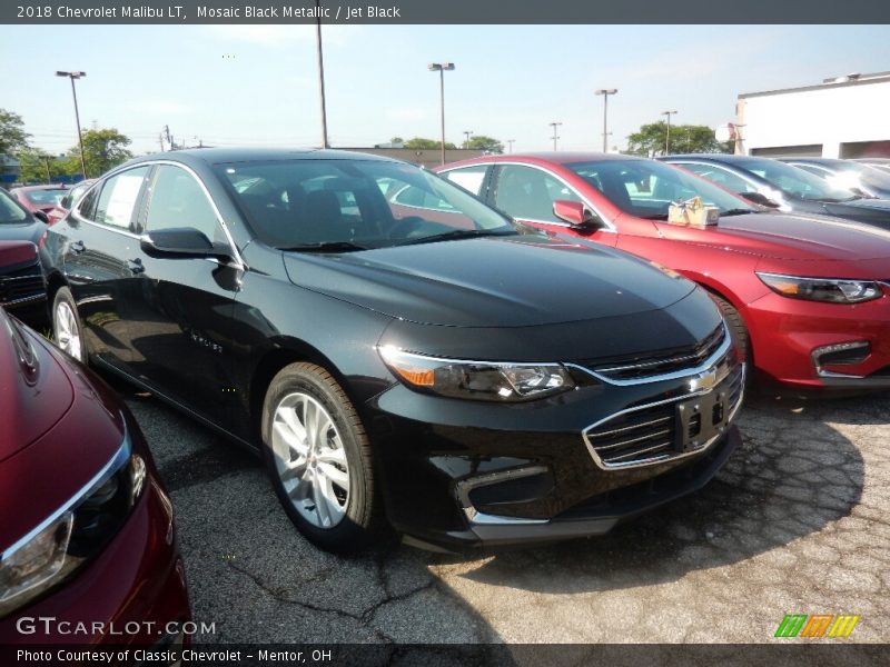 Mosaic Black Metallic / Jet Black 2018 Chevrolet Malibu LT