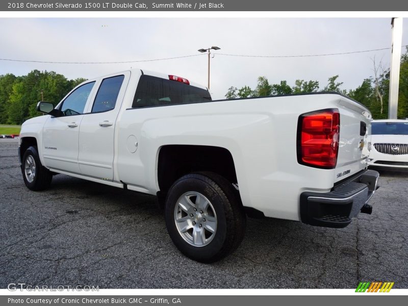 Summit White / Jet Black 2018 Chevrolet Silverado 1500 LT Double Cab