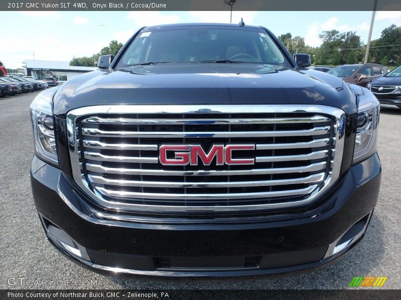 Onyx Black / Cocoa/Dune 2017 GMC Yukon SLT 4WD