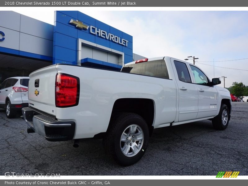 Summit White / Jet Black 2018 Chevrolet Silverado 1500 LT Double Cab