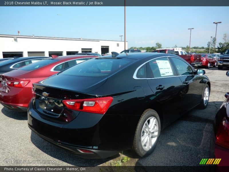 Mosaic Black Metallic / Jet Black 2018 Chevrolet Malibu LT