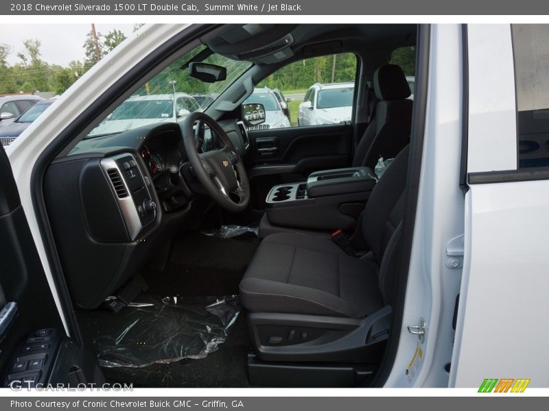 Summit White / Jet Black 2018 Chevrolet Silverado 1500 LT Double Cab