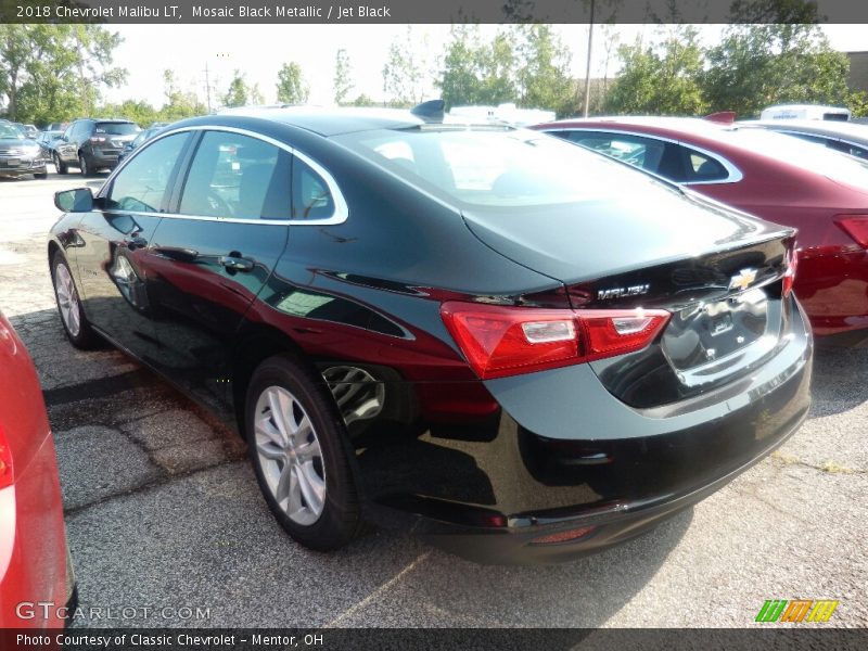 Mosaic Black Metallic / Jet Black 2018 Chevrolet Malibu LT