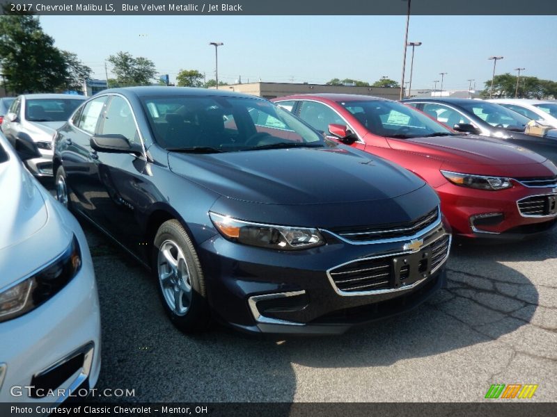 Blue Velvet Metallic / Jet Black 2017 Chevrolet Malibu LS