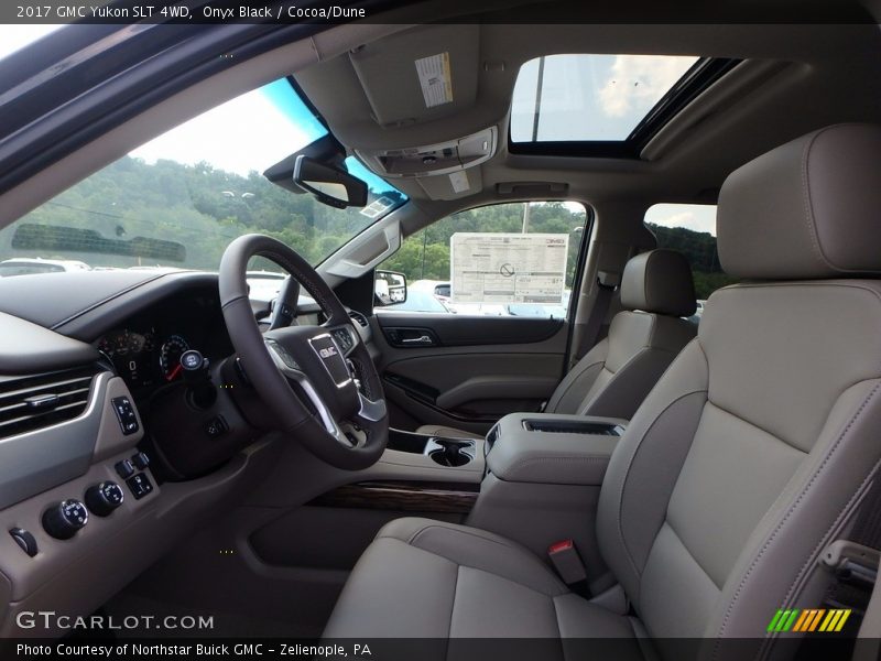 Onyx Black / Cocoa/Dune 2017 GMC Yukon SLT 4WD