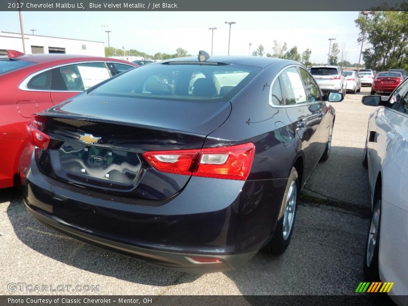 Blue Velvet Metallic / Jet Black 2017 Chevrolet Malibu LS