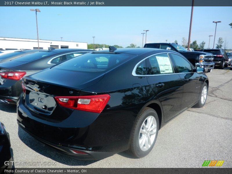 Mosaic Black Metallic / Jet Black 2017 Chevrolet Malibu LT