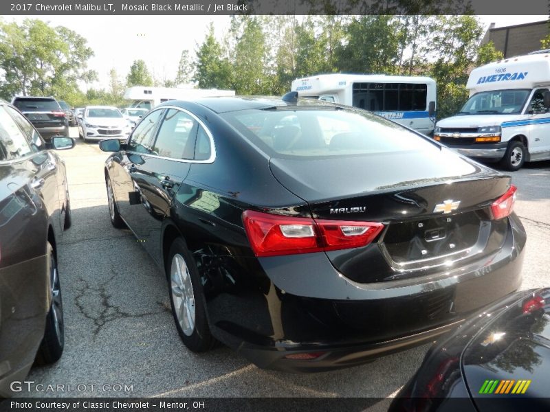 Mosaic Black Metallic / Jet Black 2017 Chevrolet Malibu LT