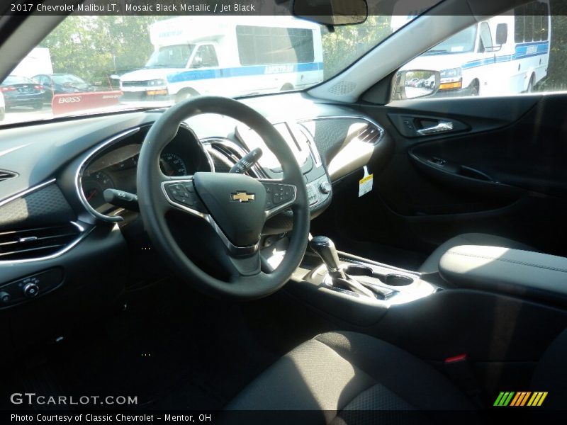 Mosaic Black Metallic / Jet Black 2017 Chevrolet Malibu LT
