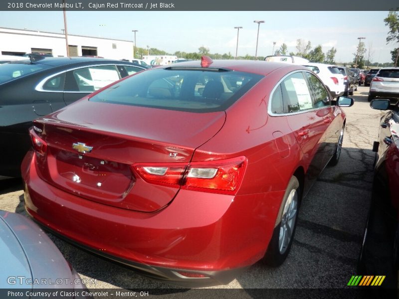 Cajun Red Tintcoat / Jet Black 2018 Chevrolet Malibu LT