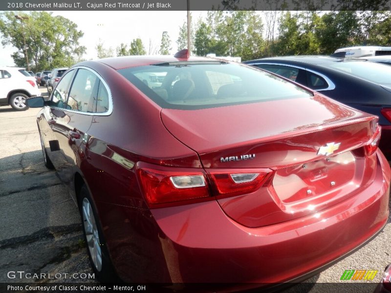 Cajun Red Tintcoat / Jet Black 2018 Chevrolet Malibu LT