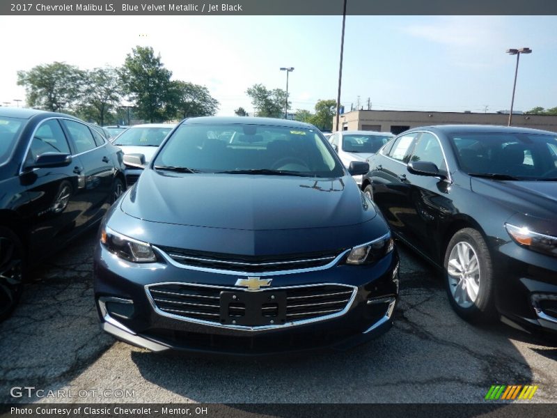 Blue Velvet Metallic / Jet Black 2017 Chevrolet Malibu LS