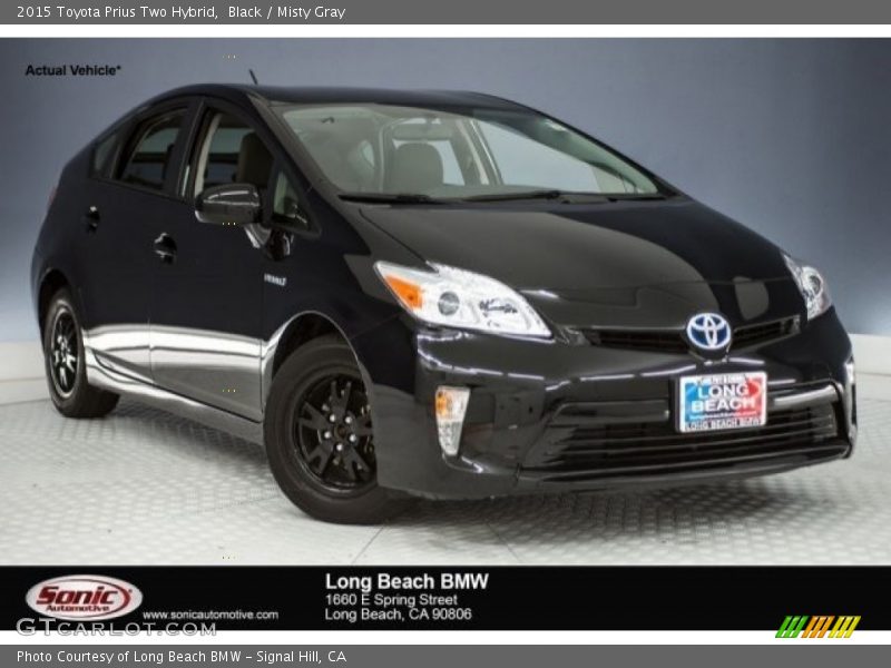 Black / Misty Gray 2015 Toyota Prius Two Hybrid