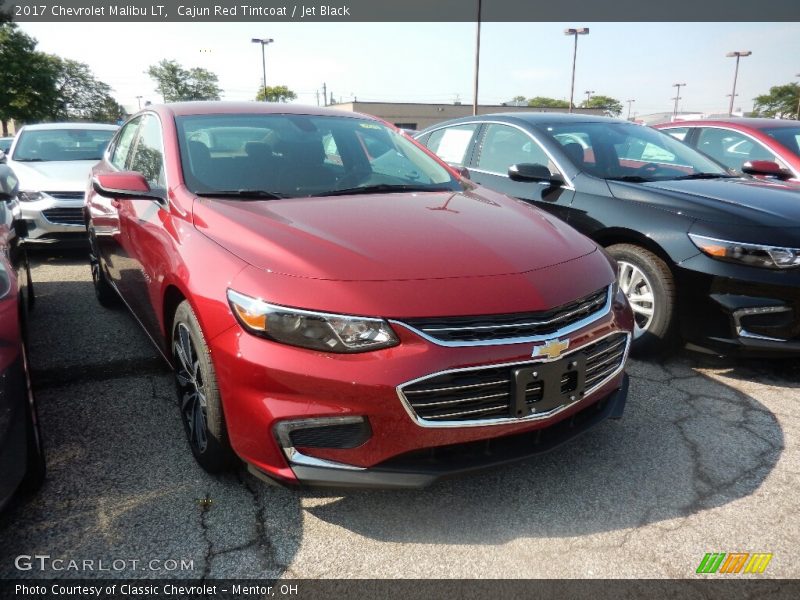 Cajun Red Tintcoat / Jet Black 2017 Chevrolet Malibu LT