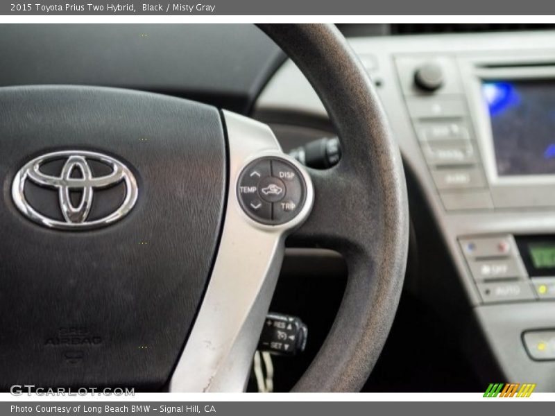 Black / Misty Gray 2015 Toyota Prius Two Hybrid