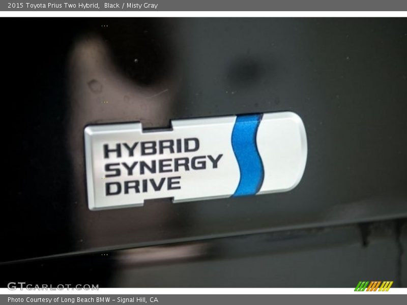 Black / Misty Gray 2015 Toyota Prius Two Hybrid