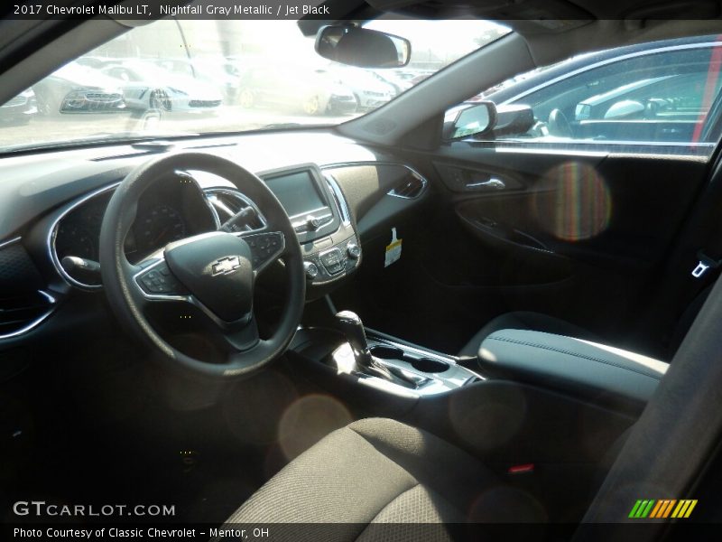 Nightfall Gray Metallic / Jet Black 2017 Chevrolet Malibu LT