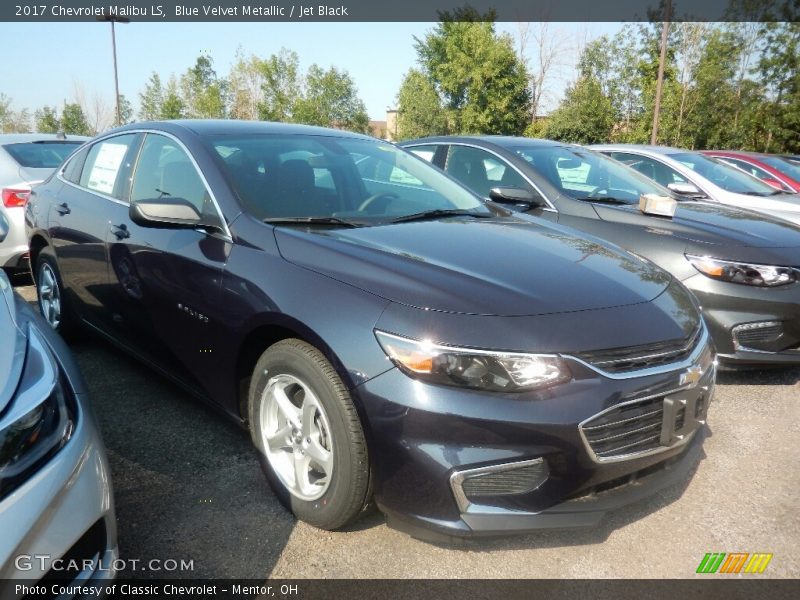 Blue Velvet Metallic / Jet Black 2017 Chevrolet Malibu LS