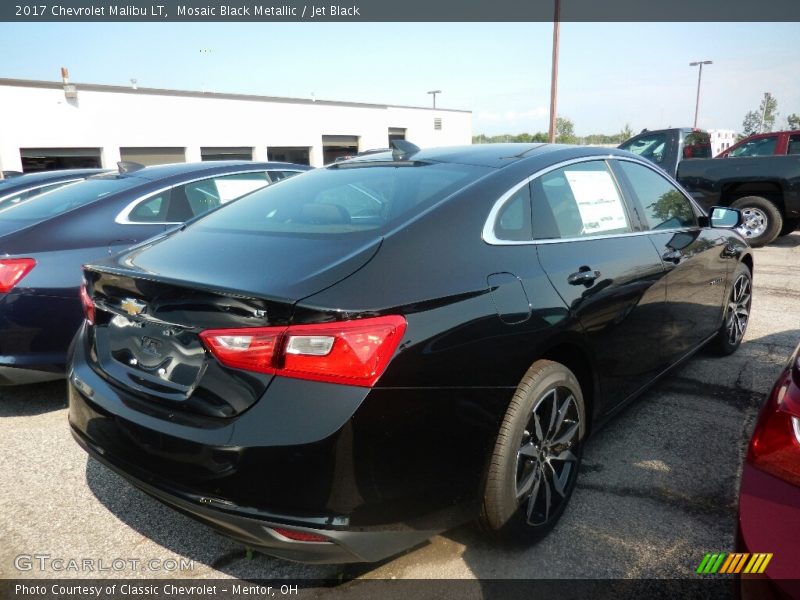 Mosaic Black Metallic / Jet Black 2017 Chevrolet Malibu LT