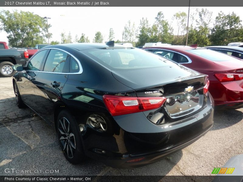 Mosaic Black Metallic / Jet Black 2017 Chevrolet Malibu LT