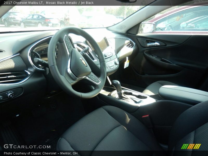 Mosaic Black Metallic / Jet Black 2017 Chevrolet Malibu LT