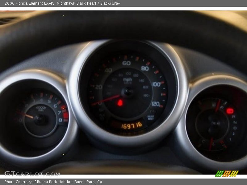 Nighthawk Black Pearl / Black/Gray 2006 Honda Element EX-P