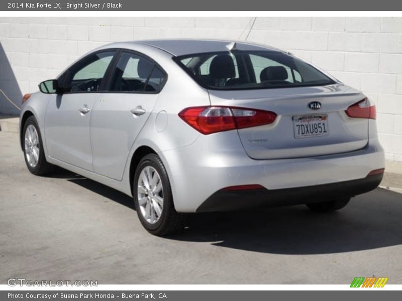 Bright Silver / Black 2014 Kia Forte LX