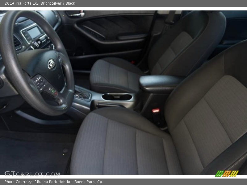 Bright Silver / Black 2014 Kia Forte LX