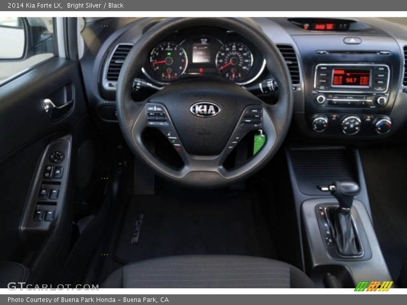 Bright Silver / Black 2014 Kia Forte LX